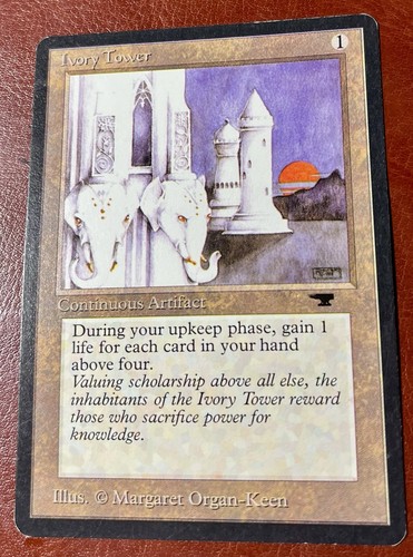 Ivory tower antiquities - tower,, mtg