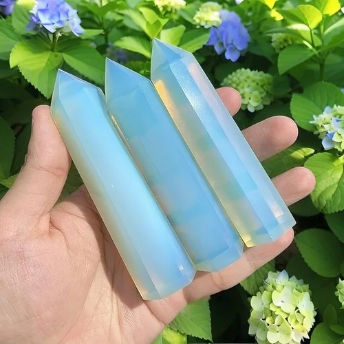 Natural opal point tower - point,