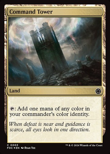 Command tower foil fdc - foil,
