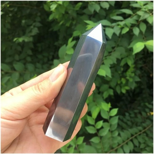 Natural hematite tower - hematite, point