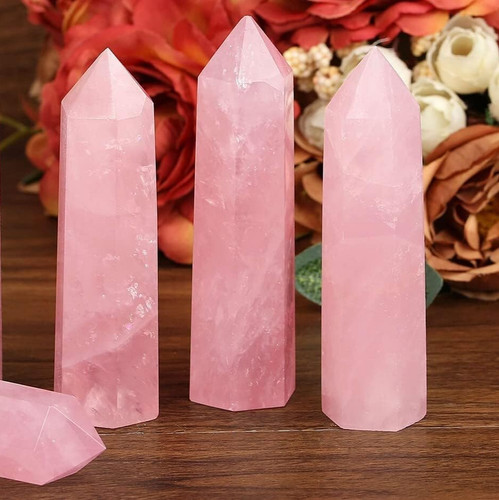 Natural rose quartz - natural,
