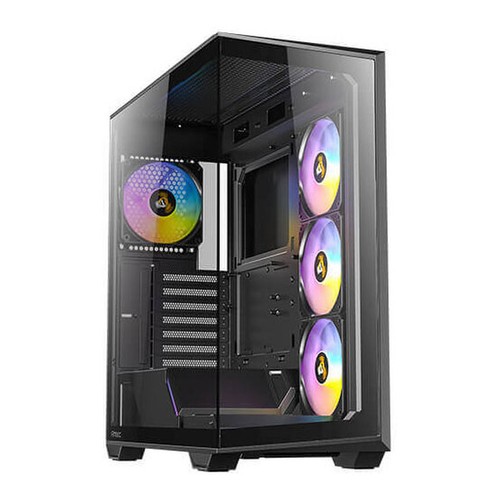 Antec black argb - antec, midi
