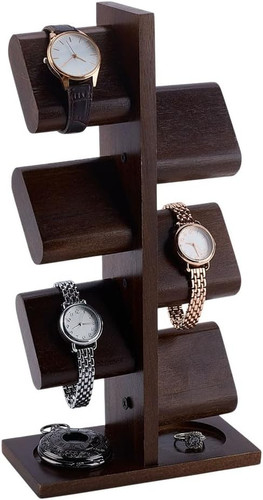 Wooden watch holder stand - holder,