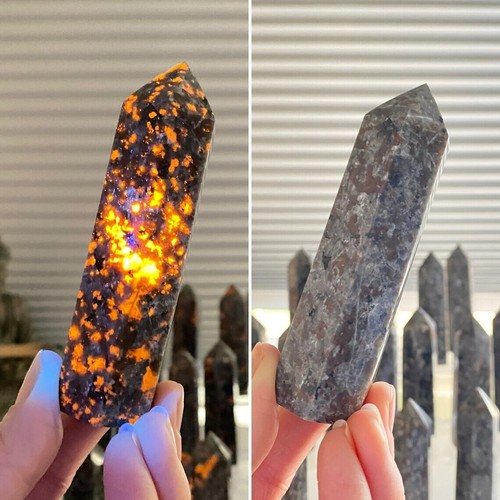 Natural yooperlite crystal - yooperlite,