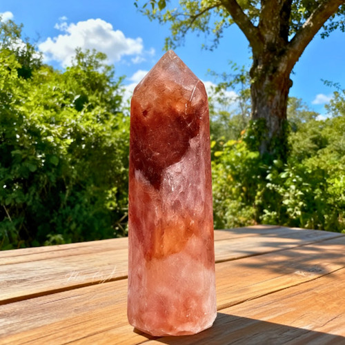 Natural fire quartz - ,