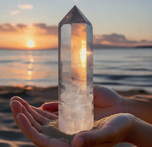 Natural clear quartz - natural,
