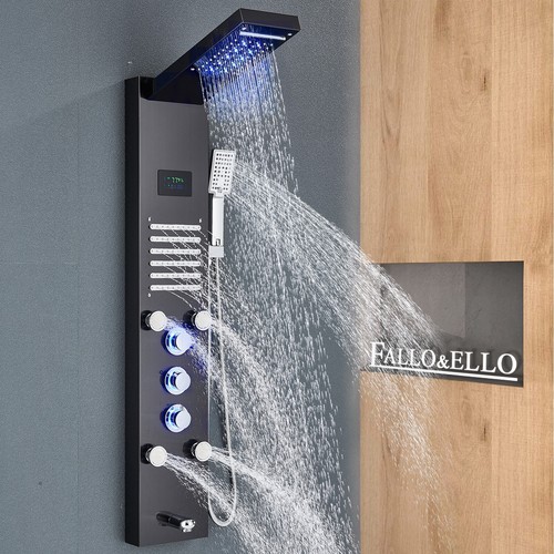Stainless steel shower panel - stainless,