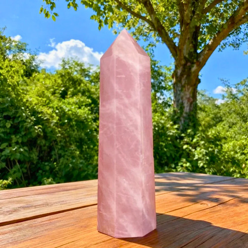 Natural rose quartz - natural,