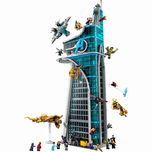 Super heroes avengers tower - super,