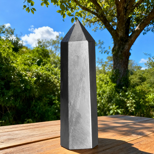 Hematite crystal tower natural - hematite,